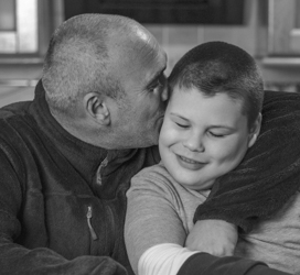 Father and child photo