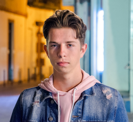 Youth young male portrait wearing casual clothes